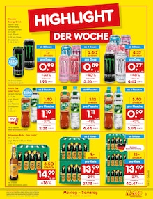 Energydrink im Netto Marken-Discount Prospekt "Aktuelle Angebote" mit 70 Seiten (Aalen)