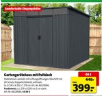 Aktuelles Gartengerätehaus mit Pultdach Angebot bei hagebau kompakt in Frankfurt (Main) ab 399,00 €