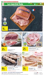 Offre Jambon cuit dans le catalogue Carrefour Market du moment à la page 16