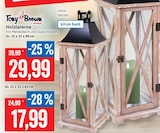 Holzlaterne im Angebot bei Kaufhaus Stolz in Rostock Holzlaterne Angebote von Tony Brown bei Kaufhaus Stolz Rostock für 17,99 €