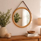 Miroir à lanière en cuir et cadre en bambou Ø 32 cm - Dada Art - Castorama à Vitry-sur-Seine Miroir à lanière en cuir et cadre en bambou Ø 32 cm - Dada Art en promo chez Castorama Vitry-sur-Seine à 16,90 €