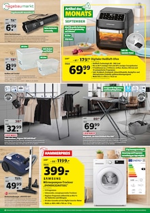 Staubsauger im Hagebaumarkt Prospekt "KÖRBEWEISE HERBST-PREISE." mit 8 Seiten (München)
