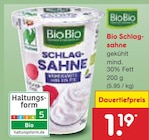 Bio Schlagsahne im Angebot bei Netto Marken-Discount in Magdeburg Bio Schlagsahne Angebote von BioBio bei Netto Marken-Discount Magdeburg für 1,19 €