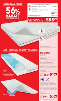 Matratze im Matratzen Concord Prospekt "AUS LIEBE ZU GUTEM SCHLAF" mit 8 Seiten (Essen)