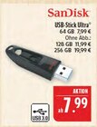 USB-Stick Ultra 64 GB im Angebot bei Marktkauf in Nürnberg USB-Stick Ultra 64 GB Angebote von SanDisk bei Marktkauf Nürnberg für 7,99 €