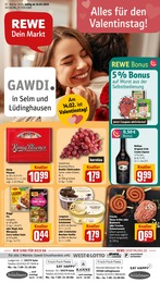 REWE Prospekt "Dein Markt" für Lüdinghausen, 33 Seiten, 10.02.2025 - 15.02.2025