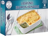 Lasagnes Saumon Épinards Surgelées - Comptoir des Marées dans le catalogue Intermarché Super