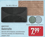 Badematte von Novitesse im aktuellen ALDI Nord Prospekt