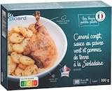 Cuisse de canard confite sauce au poivre vert et pommes de terre à la sarladaise - PICARD dans le catalogue Picard