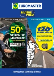 Catalogue Garages & Automobile Euromaster en cours à Nérac et alentours, "EUROMASTER", 8 pages, 09/06/2025 - 22/06/2025