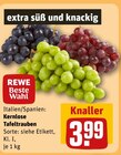 REWE Bornheim - Kernlose Tafeltrauben Angebot im Prospekt Kernlose Tafeltrauben bei REWE im Bornheim Prospekt für 3,99 €