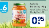 Bio-Menü von Mamia Bio im aktuellen ALDI SÜD Prospekt für 0,95 €