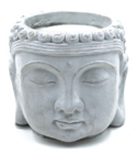 Bougie en pot tête de Bouddha en ciment  dans le catalogue B&M