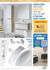 Bricolage Angebote im Prospekt "PROJET REPENSONS VOTRE SALLE DE BAINS SANS VOUS RUINER" von Brico Cash Bricolage Angebote im Prospekt "PROJET REPENSONS VOTRE SALLE DE BAINS SANS VOUS RUINER" von Brico Cash auf Seite 9