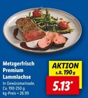 Metzgerfrisch Premium Lammlachse Angebote bei Lidl Haltern am See für 5,13 €