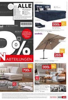 Sonnenschirm im aktuellen XXXLutz Möbelhäuser Prospekt (Augsburg) Sonnenschirm im XXXLutz Möbelhäuser Prospekt "MARKEN BESTPREIS" mit 22 Seiten (Augsburg)