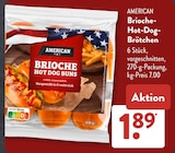 Brioche-Hot-Dog-Brötchen Angebote von AMERICAN bei ALDI SÜD Offenbach für 1,89 €