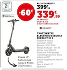 Trottinette électrique Ninebot E3 E - Segway - Hyper U à Béziers Trottinette électrique Ninebot E3 E - Segway en promo chez Hyper U Béziers à 339,99 €