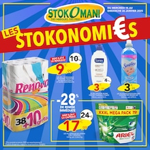 Prospectus Stokomani à Saint-Louis-de-Montferrand, "LES STOKONOMI€S", 19 pages, 15/01/2025 - 26/01/2025