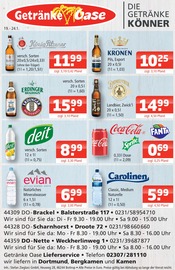 Aktueller Getränke Oase Prospekt mit Wasser, "Aktuelle Angebote", Seite 1