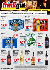 Aktueller Trinkgut Discounter Prospekt in Wettstetten und Umgebung, "Aktuelle Angebote" mit 4 Seiten, 03.11.2025 - 08.11.2025