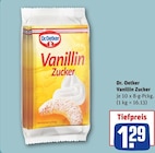 Vanillin Zucker Angebote von Dr. Oetker bei REWE Hofheim für 1,29 €