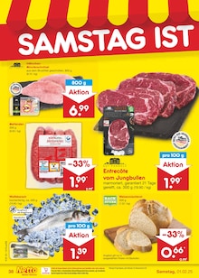 Rindfleisch im Netto Marken-Discount Prospekt "Aktuelle Angebote" mit 59 Seiten (Düsseldorf)