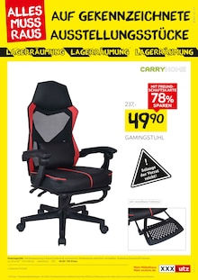Bürostuhl im XXXLutz Möbelhäuser Prospekt "GRÖSSTE LAGERRÄUMUNG" mit 8 Seiten (Erlangen)