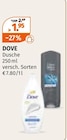 Dusche im Angebot bei Müller in Braunschweig Dusche Angebote von Dove bei Müller Braunschweig für 1,95 €
