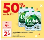 EAU MINÉRALE NATURELLE - VOLVIC en promo chez Auchan Supermarché Boulogne-Billancourt à 4,95 €