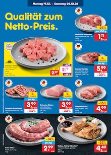 Fleisch im Netto Marken-Discount Prospekt "Aktuelle Angebote" mit 70 Seiten (Hamburg)