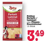Parkett-/Laminat-Feuchttücher im Angebot bei E center in Karlsruhe Parkett-/Laminat-Feuchttücher Angebote von Poliboy bei E center Karlsruhe für 3,49 €