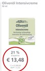 LINDA Premiumapotheke Zeulenroda - Olivenöl Intensivcreme Angebot im Prospekt Olivenöl Intensivcreme bei LINDA Premiumapotheke im Zeulenroda Prospekt für 13,48 €