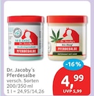 Pferdesalbe von Dr. Jacoby’s für 4,99 € bei budni im Angebot Pferdesalbe von Dr. Jacoby’s im aktuellen budni Prospekt