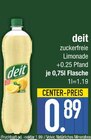 zuckerfreie Limonade im EDEKA Prospekt zuckerfreie Limonade von deit im aktuellen EDEKA Prospekt für 0,89 €
