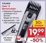 Haar- & Bartschneider im Angebot bei Netto Marken-Discount in Seevetal Haar- & Bartschneider Angebote von VITALMAXX bei Netto Marken-Discount Seevetal für 19,99 €