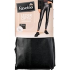 Leggings in glänzender Leder-Optik schwarz Gr. 38/40 von Fascino im aktuellen dm-drogerie markt Prospekt für 12,95 €