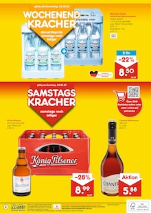 König Pilsener im Netto Marken-Discount Prospekt "DER ORT, AN DEM DU IMMER AUSGEZEICHNETE PREISE FINDEST." mit 6 Seiten (Krefeld)