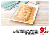 Quenelles de brochet sauce crémée a la bisque de homard en promo chez Super U Hyères à 9,50 €