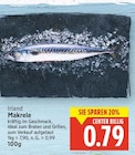 Makrele für 0,79 € bei E center im Angebot Makrele im aktuellen E center Prospekt