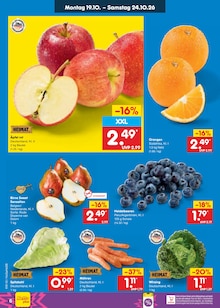 Äpfel im Netto Marken-Discount Prospekt "Aktuelle Angebote" mit 75 Seiten (Hannover)