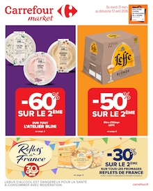 Catalogue Carrefour Market de la semaine "Carrefour Market" avec 1 pages, valide du 31/03/2026 au 12/04/2026 pour Cogolin et alentours Prospectus Carrefour Market de la semaine "Carrefour Market" avec 1 pages, valide du 31/03/2026 au 12/04/2026 pour Cogolin et alentours