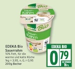 Sauerrahm von EDEKA Bio für 0,79 € bei EDEKA im Angebot Sauerrahm von EDEKA Bio im aktuellen EDEKA Prospekt