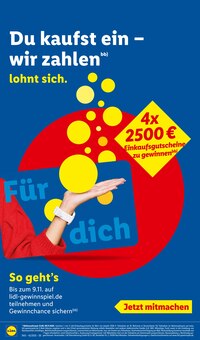 Gutscheine im aktuellen Lidl Prospekt (Duisburg) Gutscheine im Lidl Prospekt "LIDL LOHNT SICH" mit 68 Seiten (Duisburg)