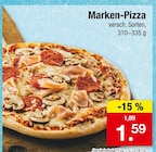 Marken-Pizza für 1,59 € bei Zimmermann im Angebot Marken-Pizza im aktuellen Zimmermann Prospekt