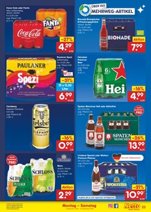 Coca Cola im Netto Marken-Discount Prospekt "Aktuelle Angebote" mit 59 Seiten (Laatzen)