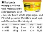 Silikatputz Angebote von Weber bei Holz Possling Potsdam für 79,95 €