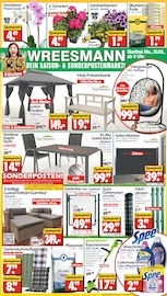 Aktueller Wreesmann Prospekt mit Gartenzaun, "DEIN SAISON- & SONDERPOSTENMARKT!", Seite 1