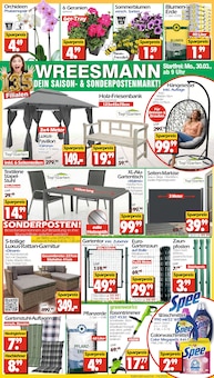 Zelt im Wreesmann Prospekt "DEIN SAISON- & SONDERPOSTENMARKT!" mit 20 Seiten (Bremerhaven)