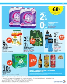 Promo Eau Minérale dans le catalogue E.Leclerc du moment à la page 21